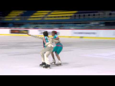 ISU 2014 Jr Grand Prix Zagreb Free Dance Angelique ABACHKINA / Louis THAURON FRA