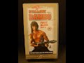 Original VHS Opening And Closing To Rambo First Blood Part 2 UK VHS Tape