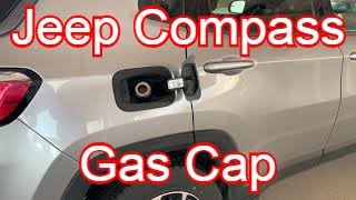 2020 Jeep Compass - How To Open Gas Cap