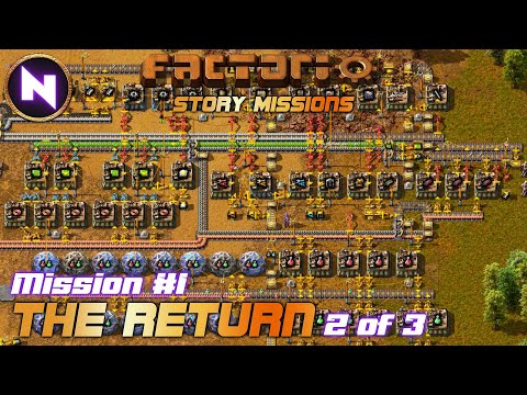 SECURING ABANDONED TRAIN LINES | Mission 1: The Return (2 of 3) | Factorio Campaign Story Missions
