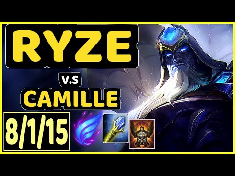 FINN (RYZE) vs CAMILLE - 8/1/15 KDA TOP CHALLENGER GAMEPLAY - EUW