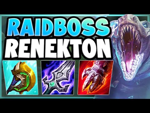 KING OF TOP RETURNS! RAIDBOSS RENEKTON IS 100% DUMB! RENEKTON SEASON 11! League of Legends Gameplay