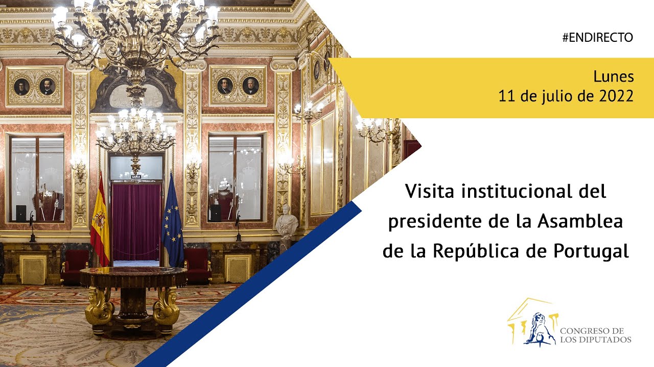 Encuentro de la presidenta del Congreso con el presidente de la Asamblea de la República de Portugal