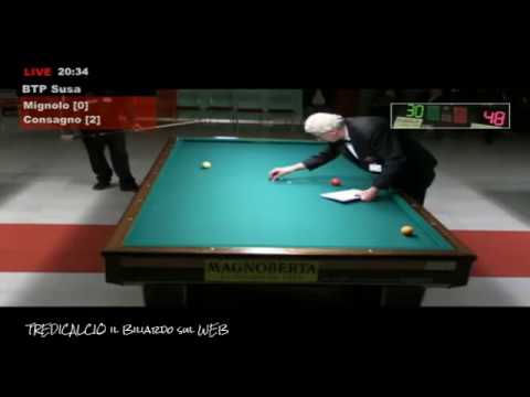 V.CONSAGNO vs MIGNOLO - 5^PROVA BILIARDO BTP 2016 SANT'ANTONINO di SUSA