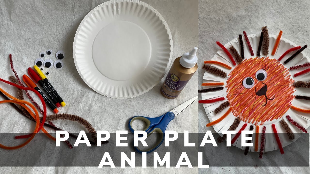 Paper Plate Animal Tutorial | Camp Creative