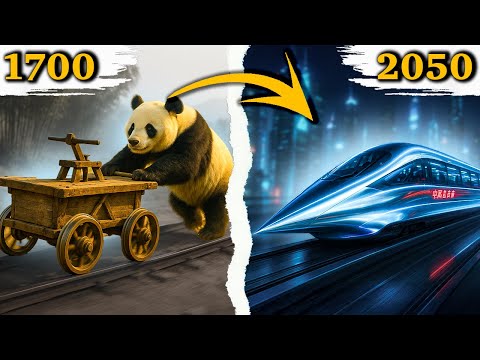 🚄 Chinese Train Evolution 1800 to 2050 | From Panda Cart to 2000 km/h Future Maglev!