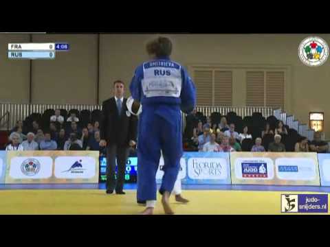 Judo 2013 Grand Prix Miami: Tcheumeo (FRA) - Dmitrieva (RUS) [-78kg] semi-final
