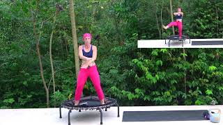40 mins Rebounding Symphony Circuit using weights & bootyband on aJumpsport Trampoline