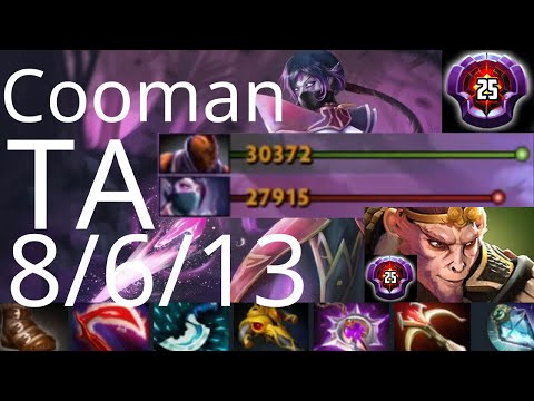 Cooman Templar Assassin vs Miracle- Anti-Mage, Timbersaw - 2 masters vs signature - dota2