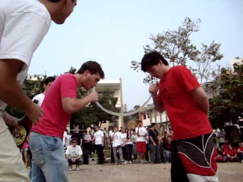 XI Trote Integrado do CTC na UFSC - Assoprar mangueira - Materiais vs Computação