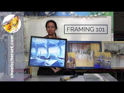 🖼️How to Frame Canvas Paintings🖼️