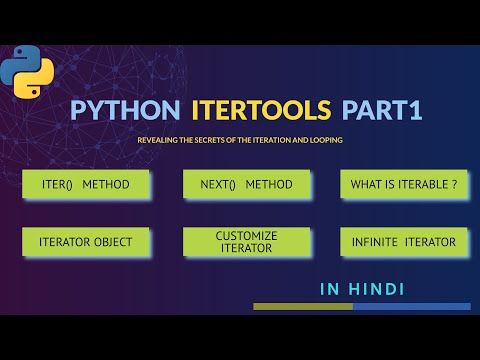 01 Python Tutorial Itertools Basic Idea Hindi