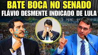 REJEITADO! Flávio DESTRÓI indicado de Lula ao STF, que é pego na mentira e cai no choro!