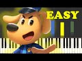 How To Play Sheriff Labrador Theme Song On Piano EASY