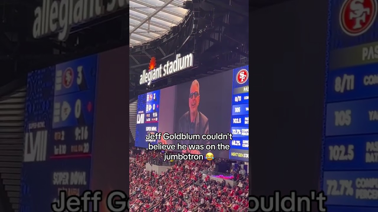 Jeff Goldblum was overjoyed 😂😂😂 (via Romi_Bean/X) #shorts