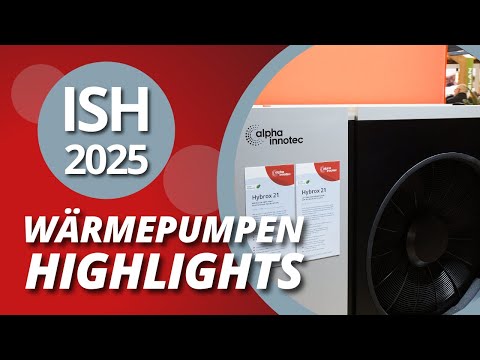 ISH 2025 Frankfurt: Neue Wärmepumpen von alpha innotec