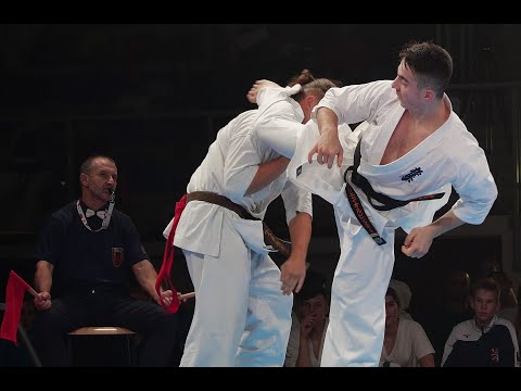 Szymon Olpiński ushiro mawashi geri - IKO Nakamura Polish Open 2022, Limanowa 22.10.2022