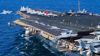 MIDDLE EAST CONFLICT: Life Inside USS Dwight D. Eisenhower Carrier Strike Group