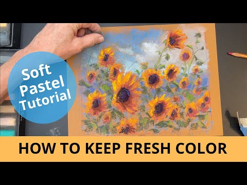 How to Keep Fresh Color - Beginner Friendly Soft Pastel Painting Tutorial