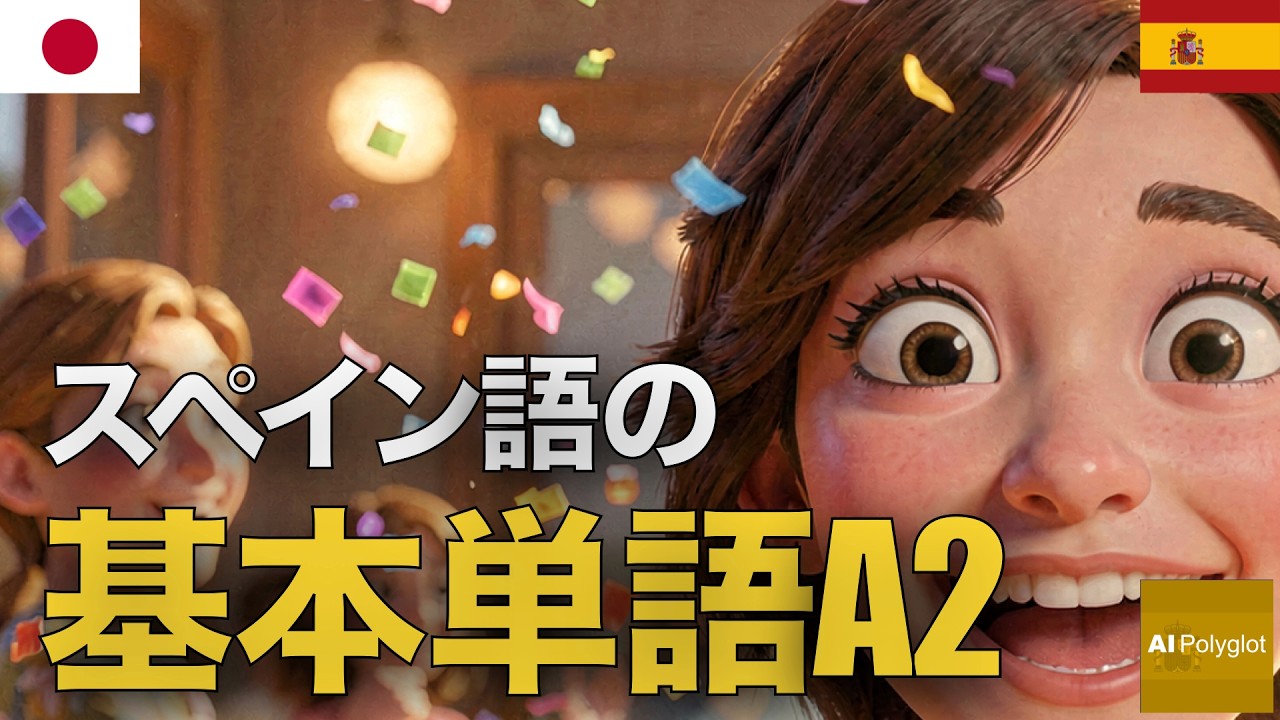 スペイン語の基本単語A2 | 聞き流し | Spanish | 実用例文付き
