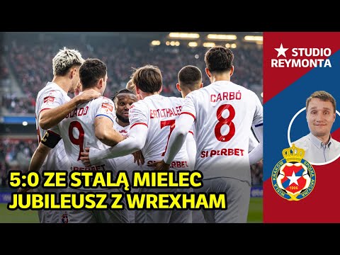 WISŁA KRAKÓW GROMI W SPARINGU. JUBILEUSZ Z WREXHAM | STUDIO REYMONTA