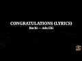 Congratulations Feat Buchi Ada Ehi Lyrics Video