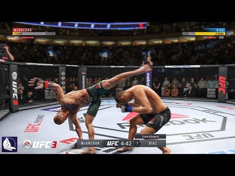 Ea Sports UFC 3: Epic Gameplay feat. Conor Mcgregor vs Nate Diaz (UFC 3 Beta)
