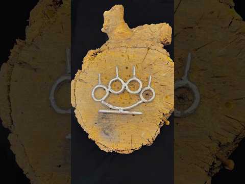 Making Knuckle Duster Punch | Making Fighter #survival #knuckles #fighter #punch #diy #shortvideo