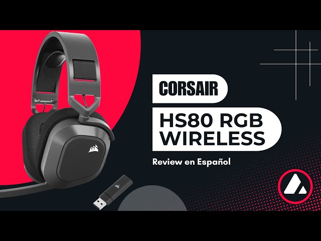 Vídeo relacionado con Corsair HS80 RGB Auriculares con Micrófono para Juegos USB - Negro