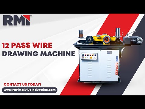 12 Pass Wire Drawing Machine