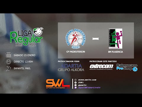 CP Paideuterion - BM Plasencia | Infantil Masculino | 15/01/2022