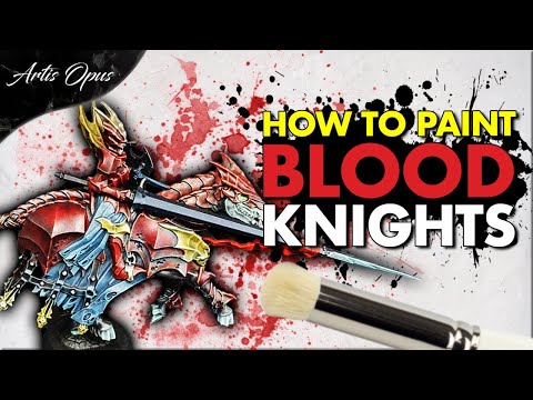 Full Blood Knight! CONTRAST + DRYBRUSH method