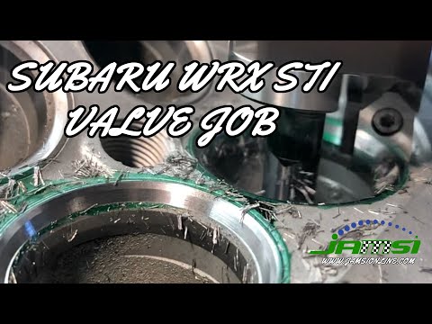 Rebuilding A Set Of Subaru WRX STI Cylinder Heads - Valve Job -@JAMSIONLINE