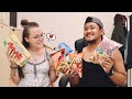 Italian Wife Trying Filipino Snacks For The First Time MUKBANG Ian Nancy
