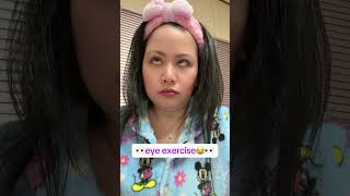 eye rotation / movement #japan #eye #rotate #exercise