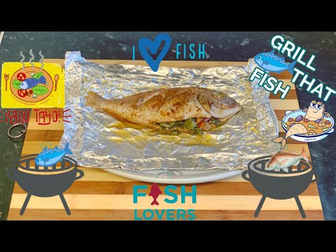 How To Make Roast Fish 🐟 In The (Oven)Stuffed With Callaloo