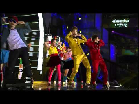 111231 Super Junior ( Donghae Eunhyuk ) feat SHINee ( Key Taemin Minho ) - Oppa Oppa