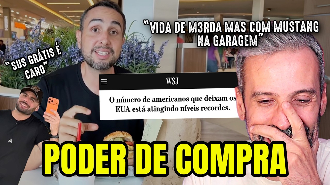 ACABOU PROS EUA? AMERICANOS INDO EMBORA, ALIMENTAÇÃO LIXO E MAIS