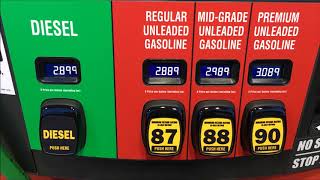 ALASKA GAS PRICES - Anchorage Fred Meyer Store- January 22nd 2018