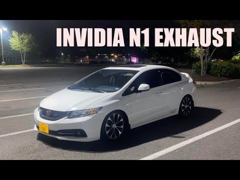 How To Install INVIDIA N1 Exhaust On CIVIC SI (2013-2015) WITH SOUND CLIPS