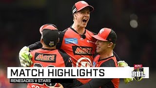 Stars collapse as Renegades snatch title | KFC BBL|08 Final