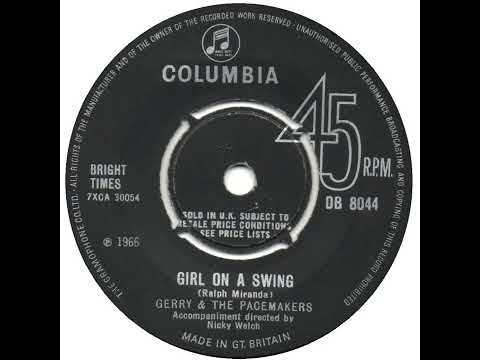 UK New Entry 1966 (364) Gerry & The Pacemakers - Girl On A Swing