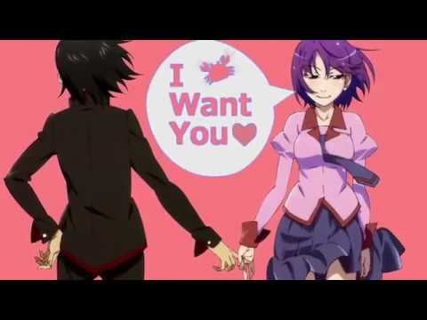 [物語シリーズAMV] 狂物語 -MAD HEAD LOVE- [フレーム補間 / ぬるぬる60fps]