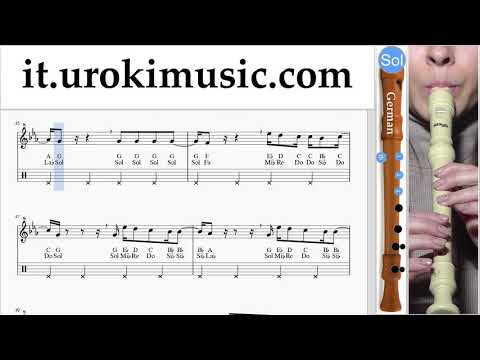 Corso di Flauto Dolce G. Reik ft. Ozuna, Wisin - Me Niego Tablature Tab um-a276