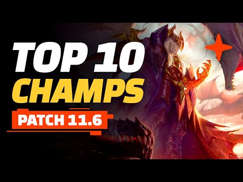 Top 10 Champions - Teamfight Tactics Patch 11.6