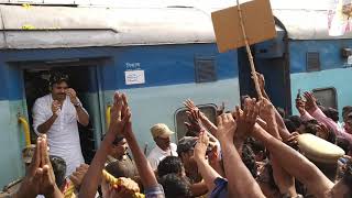 preview picture of video 'Pavan Kalyan Janasena Train Journey'