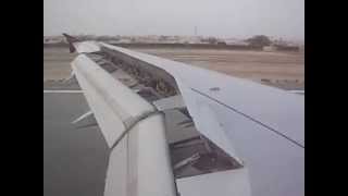 preview picture of video 'Landing Bahrain from Doha on QR-QATAR AIRWAYS A319-133LR 5-2-12'