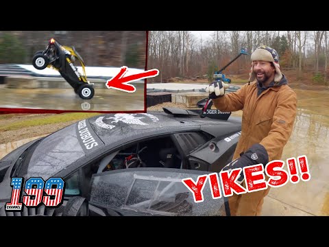 Jumping a Lamborghini at Pastranaland!