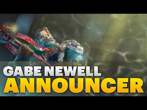 Dota 2 Ti8 Gabe Newell Mega Kills Announcer