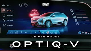 Cadillac OPTIQ-V Driver Modes | Cadillac